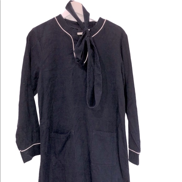DBA size juniors large navy corduroy shift dress - Picture 1 of 8